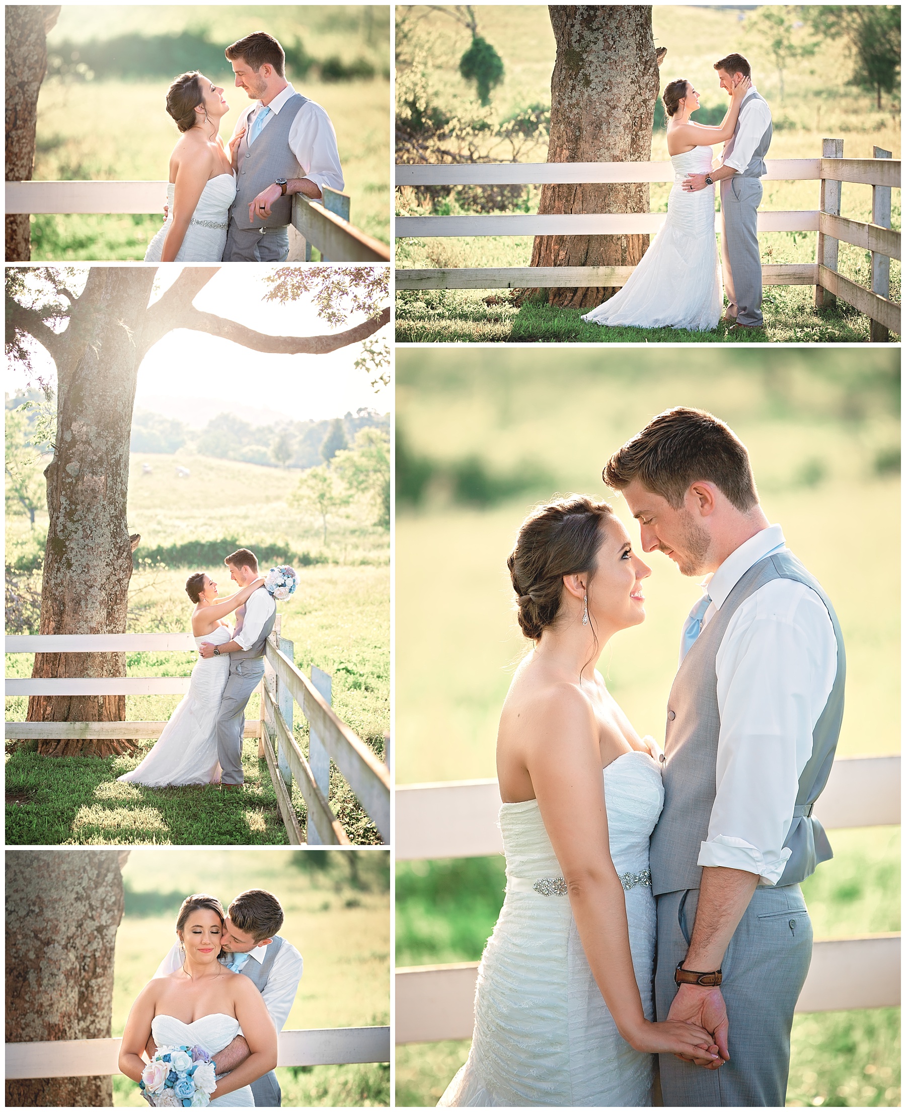 Bride and Groom - Rock Creek Farms - Nashville Wedding Photographer