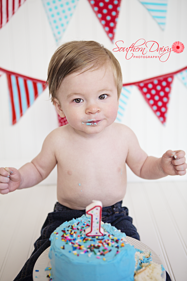 1st Birthday Cake Smash | Southern Daisy Photography