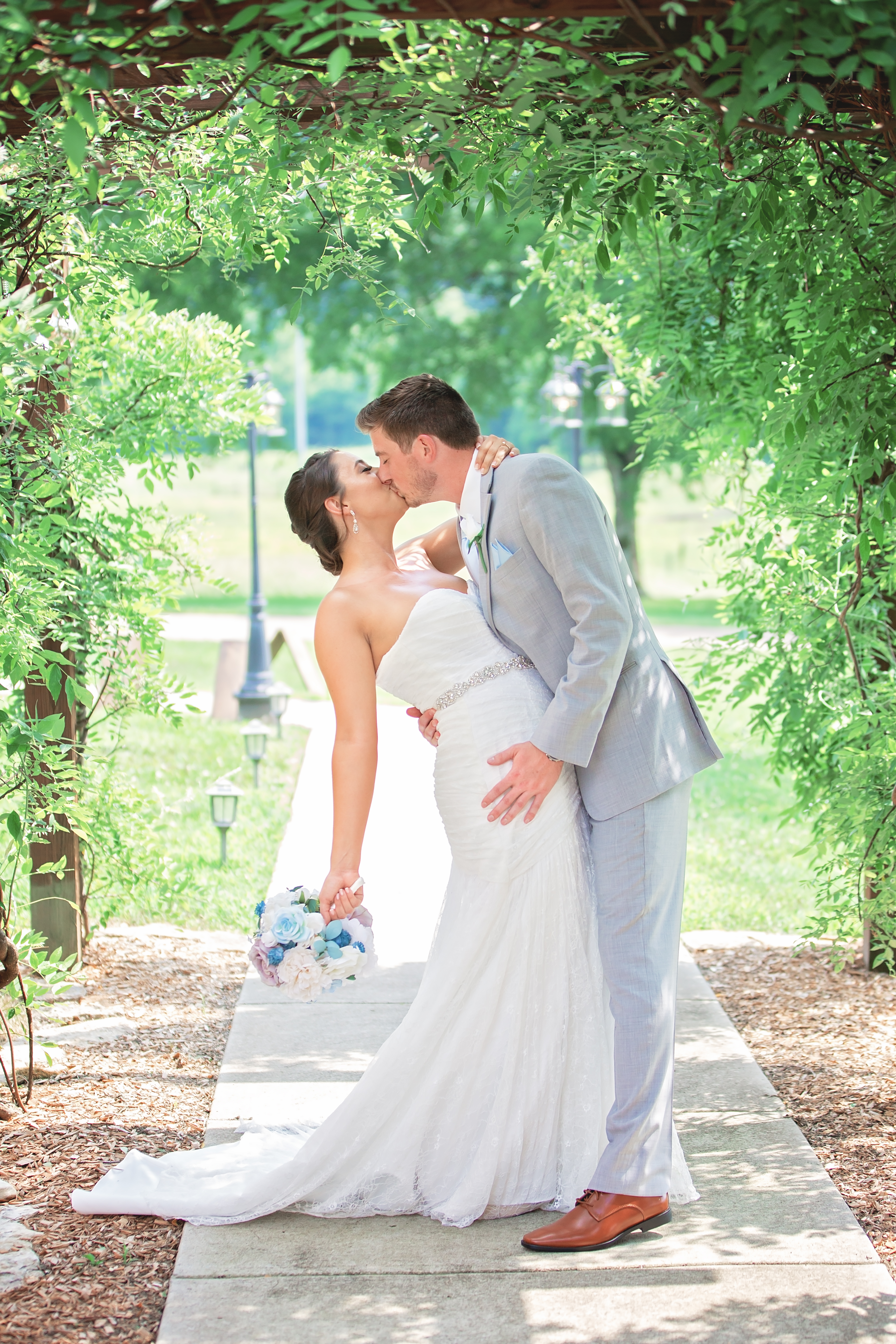 Bride and Groom - Rock Creek Farm - Gallatin Wedding