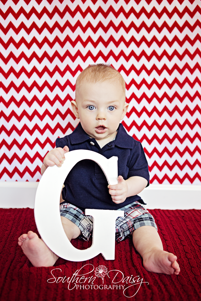 7 month old boy | Southern Daisy Photography