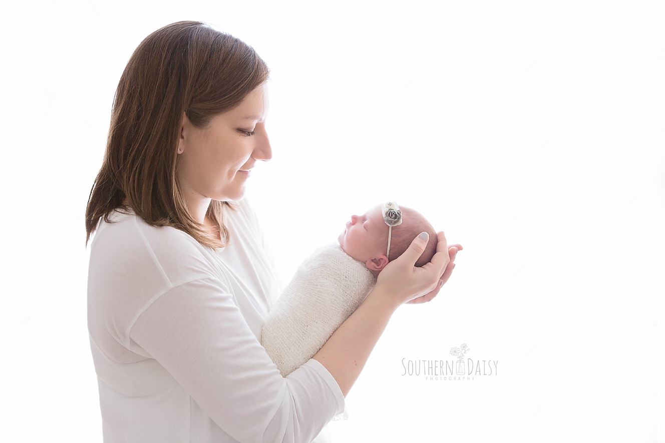 Baby Girl Newborn Session - Hendersonville, TN - Southern Daisy Photography