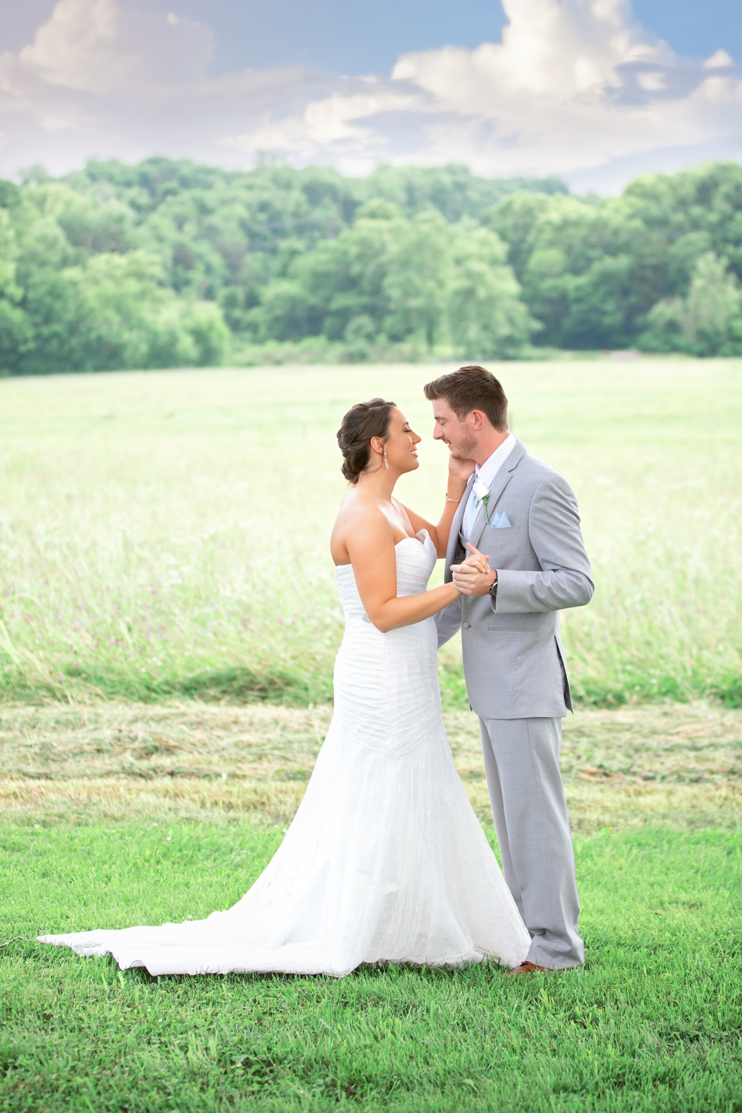 Gallatin Wedding - First Look - Rock Creek Farm