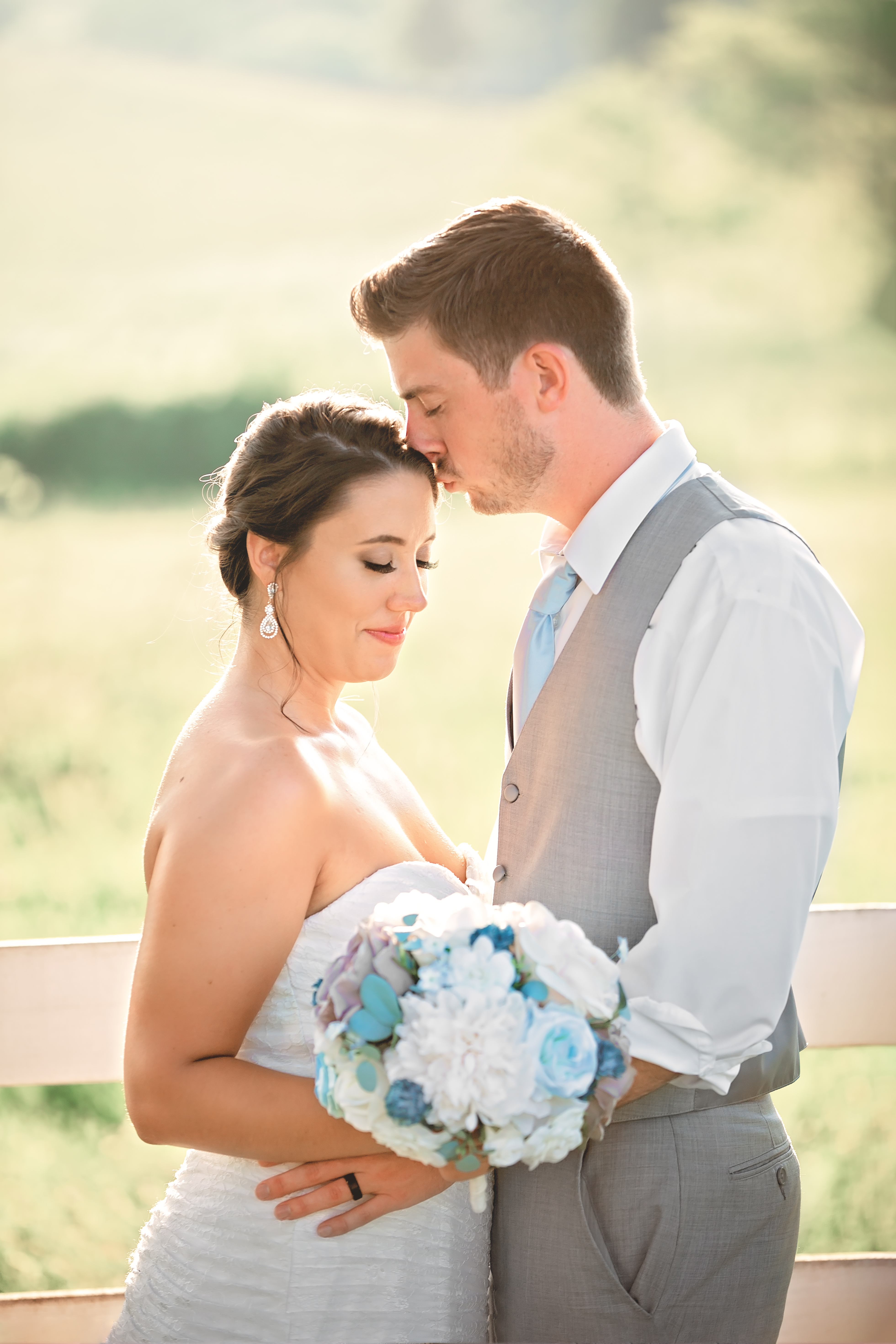 Bride and Groom - Rock Creek Farms - Nashville Wedding Photographer